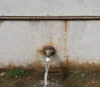 interrupção do abastecimento de água