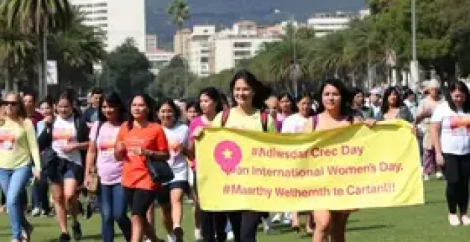 caminhada gratuita Dia da Mulher Duque de Caxias
