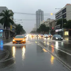 duque de caxias chuva