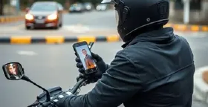 motociclista de aplicativo