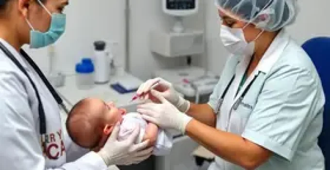 capacitação para coleta do teste do pezinho