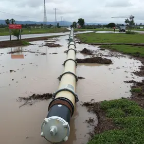 Rompimento de adutora