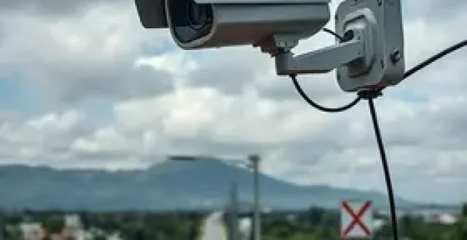 incêndio câmera de segurança Caxias