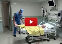 paciente cai de teto