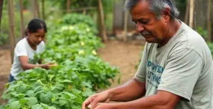 horta comunitária